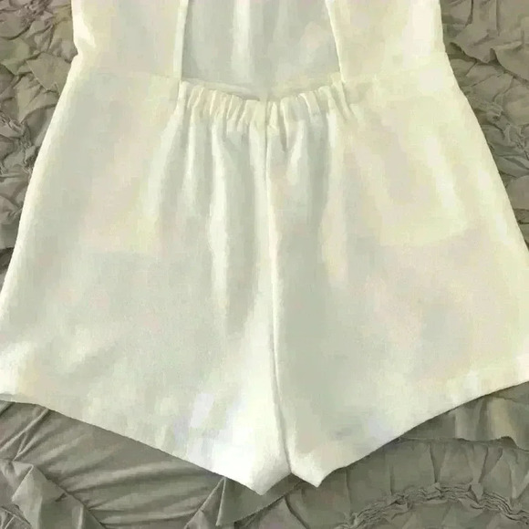 MINKPINK White Romper with Lace Detail - Picture 8 of 10